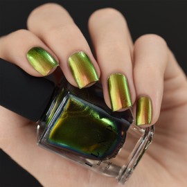 ILNP Highline - Pale Gold, Pinkish Bronze, Light Green Ultra Chrome Color Shifting Nail Polish