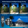 Solar Street Light Outdoor High Output LED Large Battery 20000mAh