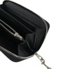 COACH Signature Zip Long Wallet, Strap Included, Coated Canvas, Black