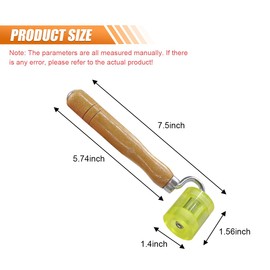 LAINLOY Car Audio Sound Deadening Application Rolling Wheel Roller, PU Seam Roller, Roller Tool for Wallpaper, Heat Abatement, and Sound Deadening Mat