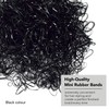 1000 Multi Pack Essential Mini Hair Rubber Elastics for Kids