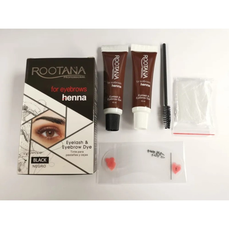 Tinta Henna Para Cejas Y Pestañas Color Café Semipermanente
