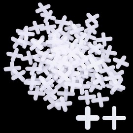 200 Pieces of Tile Positioners, Tile Gap Clips, Tile Spacers, Floor Tile Joint Tools, Spacing Clips, Tile Leveling Spacers, Building Materials Accessories