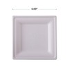 ECO PRODUCTS Compostable Vanguard 6" Square Paper Plates, Case of