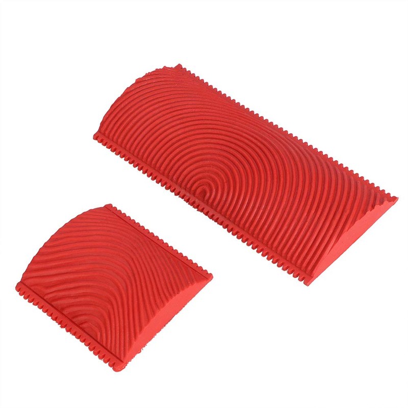 Veteador Efecto - Juego de 2 brochas de goma con