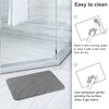 JUERLEN 2 Pack Diatomaceous Earth Shower Mat, Stone Bath Mat,