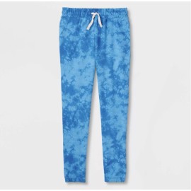 Cat & Jack Youth Jogger Pants Size 16 XL Blue Stretchable String Tie. NWT