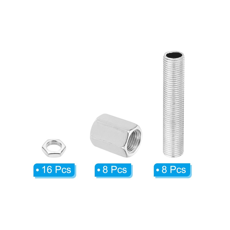 PATIKIL M10 Fine Thread Lamp Pipe Repair Parts Kits, 32