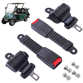 Gaoerfu-CP Golf cart seat Belts, Retractable, Universal,for EZGO, Club Car, Go Kart,UTV, Buggies and Bus-Set (2pcs)