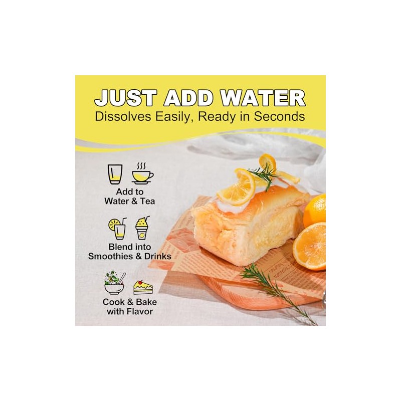 TAIENJOY Freeze Dried Lemon Juice Powder 10.6 oz Crafted from