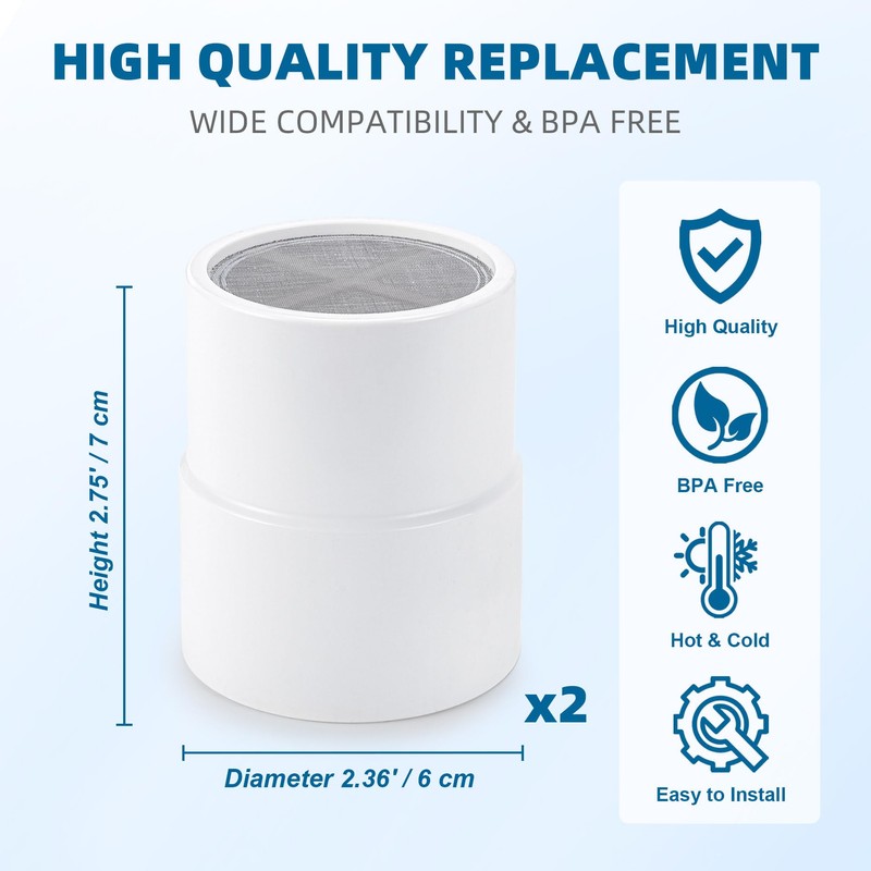 KDF Shower Filter Replacement Cartridge for JOLIE Shower Head Filter