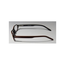 SmartClip 920 Mens/Womens Designer Full-rim With Polarized Clip-on Lenses Sunglass Lens Clip-Ons Spring Hinges Eyeglasses/Glasses (50-17-140, Brown/Black)