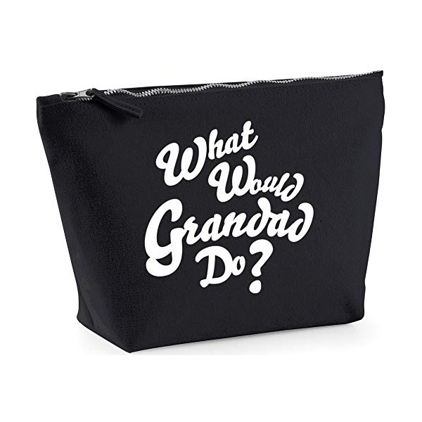 Hippowarehouse What would grandad do? printed make up cosmetic wash