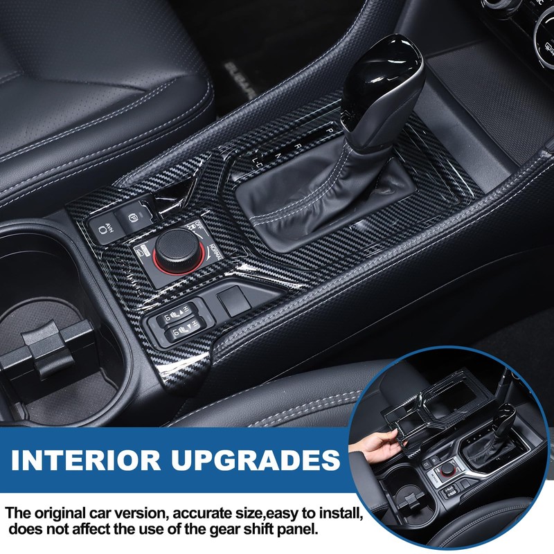 Sekhyna Car Center Console Gear Shift Panel Cover Trim Compatible