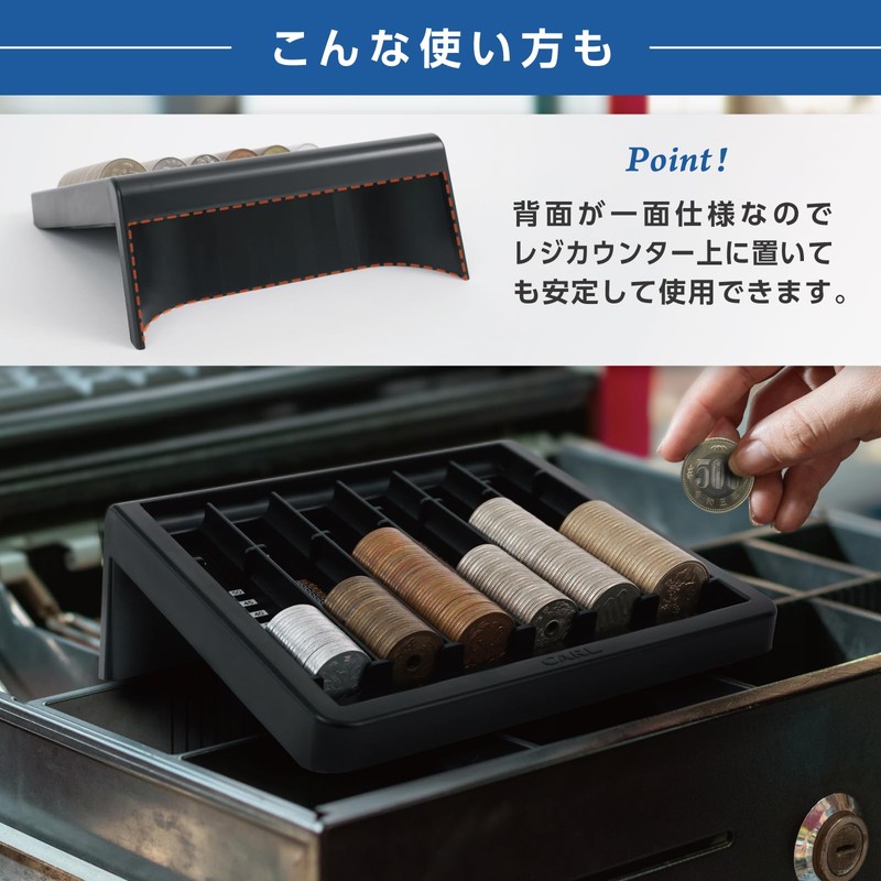 Carl CX-004-K Coin Counter, Made in Japan, Currency Exchange, Checkout