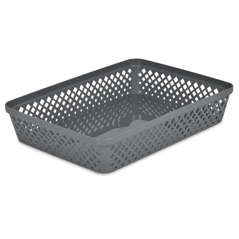 Glad Plastic Storage Basket Set - Multipurpose Drawer Trays, Kitchen