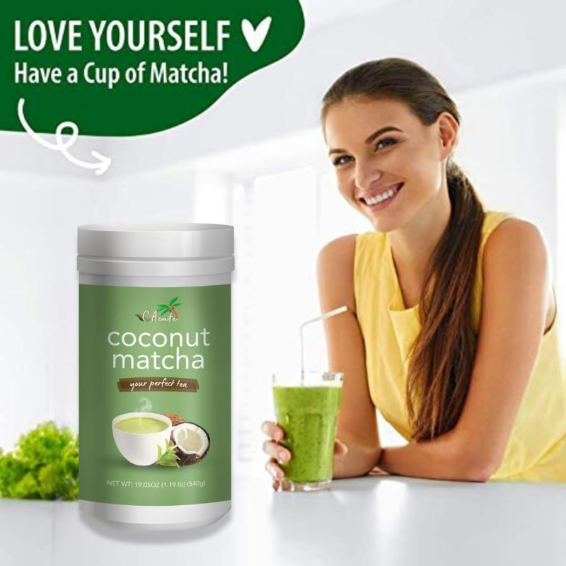 CACafe Coconut Matcha - Creamy & Sweet Japanese Health Drink