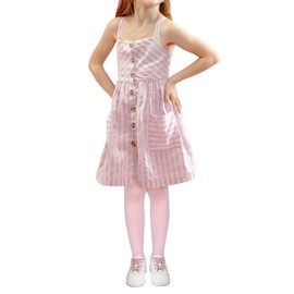 MK MATT KEELY Pack of 3 Tights Girls 20 Denier Thin Tights Lightweight for Party Ballet Dance Uniform, pink