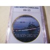 US NAVY - USS NORTH CAROLINA / BB-55 Challenge Coin
