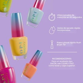 OPI RapiDry Quick Dry Nail Polish Colors | Opaque, Crème, & Shimmer Winter Shades | Smudge Proof, and Fast Drying in 60 Seconds | Vegan Formula