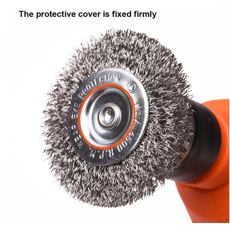 Edward Tools Wire Brush for Drill Set - Pro 5