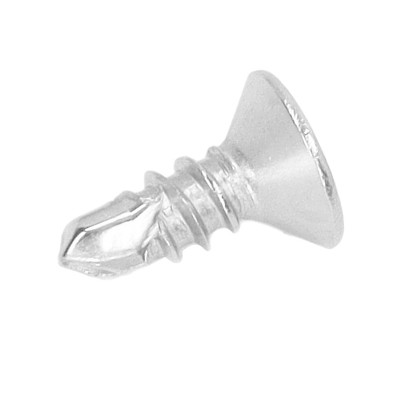 200Pcs Self Drilling Screw Countersunk Cross Stainless Steel 13mm Length
