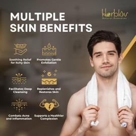 All Natural Pine Tar Soap Bar 4oz –Cleansing Anti Acne Eczema Psoriasis Itch Relief Pine Tar Face & Body Wash Cleanser – Pure Goat’s Milk Soap with Oatmeal, Charcoal, Essential Oils Made in USA