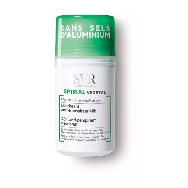 Svr Spirial Desodorante Antitranspiran Vegetal Roll On 50 Ml