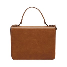 Leather Bible Covers for Women by Bekah Rose | Purse Style Case w/Removable Handle (Urban, Medium Bibles)