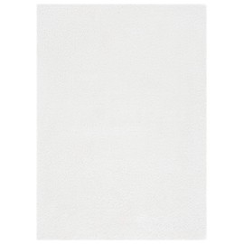 SAFAVIEH Decora Shaggy Collection 5'3" x 7'7" Ivory DES101 Non-Shedding Living Room Bedroom Dining Room Entryway Plush 2-inch Thick Area Rug
