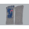 MIKASA TSUBO Recipe Urn Map Five Toe Socks (Gray)