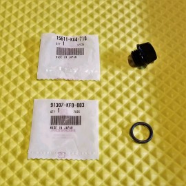 HONDA AQUATRAX F12X, F12, R12X & R12 JET SKI WAVERUNNER OIL DRAIN PLUG & O-RING