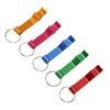 100pcs Bottle Opener Keychain Colorful Aluminum Alloy Can Opener Key