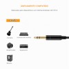 CableCreation 1/4'' TRS Cable 50 pies, Cable de Instrumento de