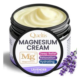 Queltis Magnesium Cream Lavanda 5 Oz Crema Topica Piel Suave