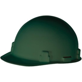 Radnor Green Smoothdome Cap Hard Hat with Ratchet Suspension