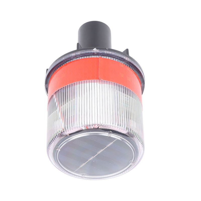 Solar Traffic Warning Light LED Waterproof Easy Move Traffic Flasher