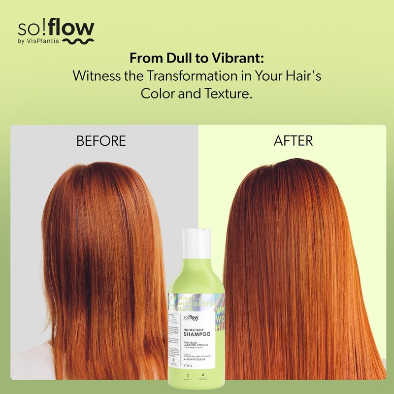 So!Flow Intensive Moisturising Shampoo with Moisturising Glycerine and Protective Panthenol
