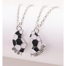 Collar Con Balon De Futbolistas Dividido En 2 Collares Para Formar A Los Mejores Amigos Best Friends Mejores Amigos Por Siempre Fiestas Bodas Cumpleaños Navidad Dia De Reyes San Valentin