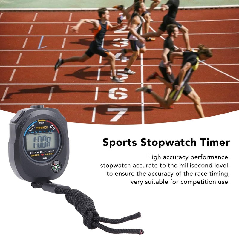 3 PCS Sports Stopwatch, High Precision Waterproof 40mah, for Timing