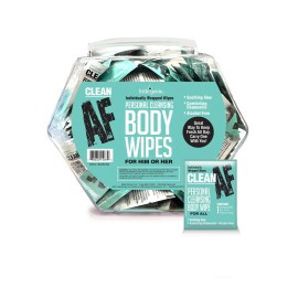 UD_Clean Af Fishbowl 96 Pc Individual Body Wipes Clean Cotton Feminine Household Wipes for Skin Care Makeup Removal Cleaning