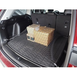 EACCESSORIES EA Rear Trunk Organizer Cargo Net for Jeep Grand Cherokee L WL 2021-2025 – Floor Style Cargo Net for SUV – Premium Mesh Car Trunk Organizer – Compatible with Jeep Grand Cherokee L WL