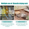 NiuYichee 304 Stainless Steel Utensil Holder, Dish Drying Rack, kitchen