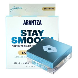 Polvo Fijador Traslucido Arantza Cosmetics Stay Smooth Tono Soft nude