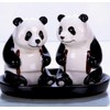 Ceramic Salt and Pepper Shaker Set, Animal Design, Fauna, Approx.