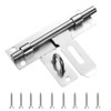 Gativs Stainless Steel Door Bolt Slide Lock Lockable Latch Door