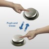 Brushed Nickel Tub Drain Tip-Toe Tub Trim Set Conversion Kit