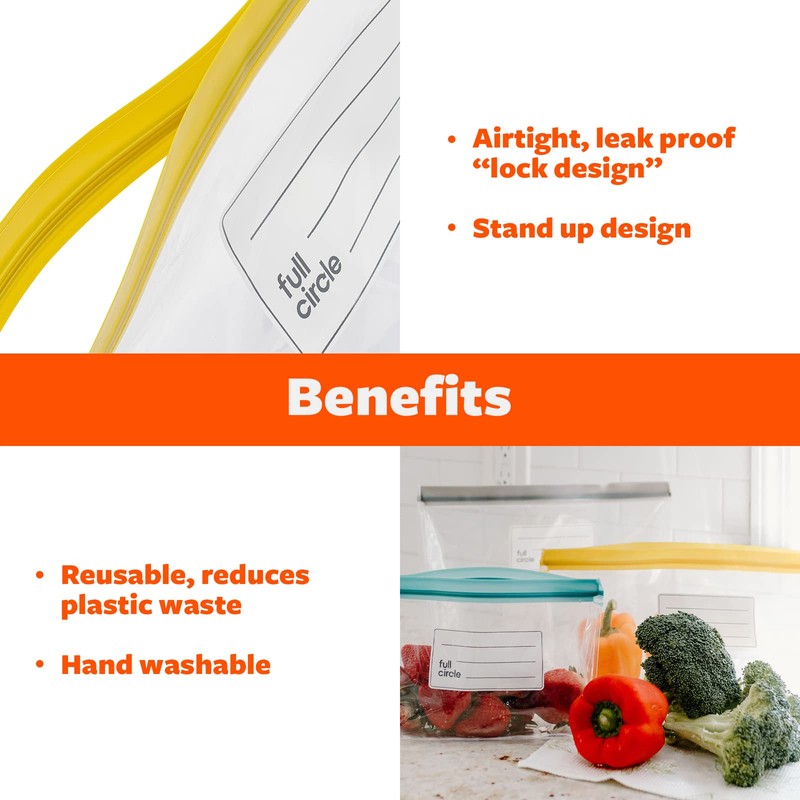 フルサークル ジップタック 再利用可能 ストークス ストレージ プラスチックバッグ 透明