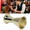 Cocktail Jigger Double Sided Stainless Steel Bar Shot Measuring Cup