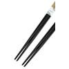 118 Couples Chopsticks, Dishwasher Safe, Gold Design Paulownia Box and